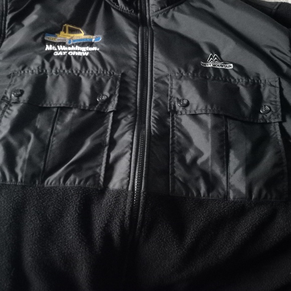 Misty Mountain Black Fleece Jacket- Men's-SZ XL - Picture 4 of 6